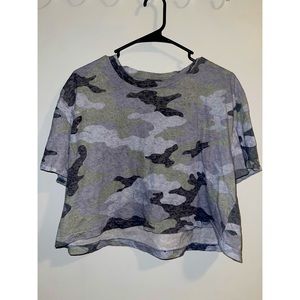 Camo Crop Top